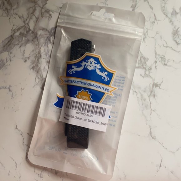 Two Charge 2 Fitbit Bands -Coffee and Black - Picture 2 of 6